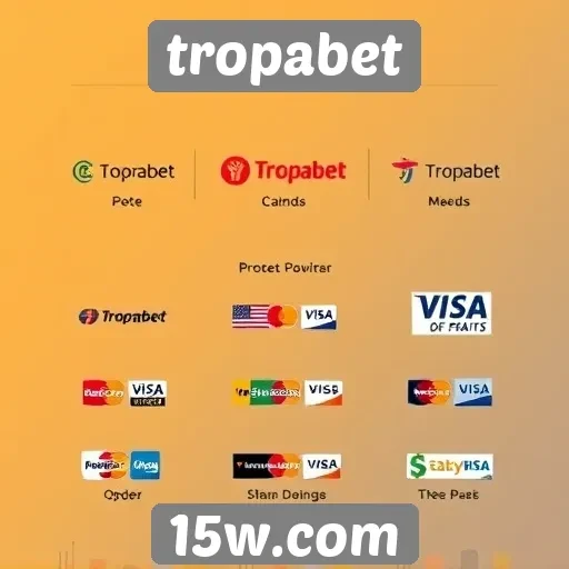 Opções de pagamento oferecidas pelo Tropabet