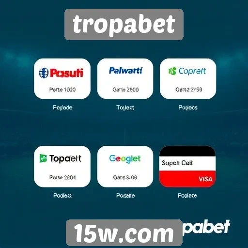Métodos de pagamento aceitos pelo Tropabet